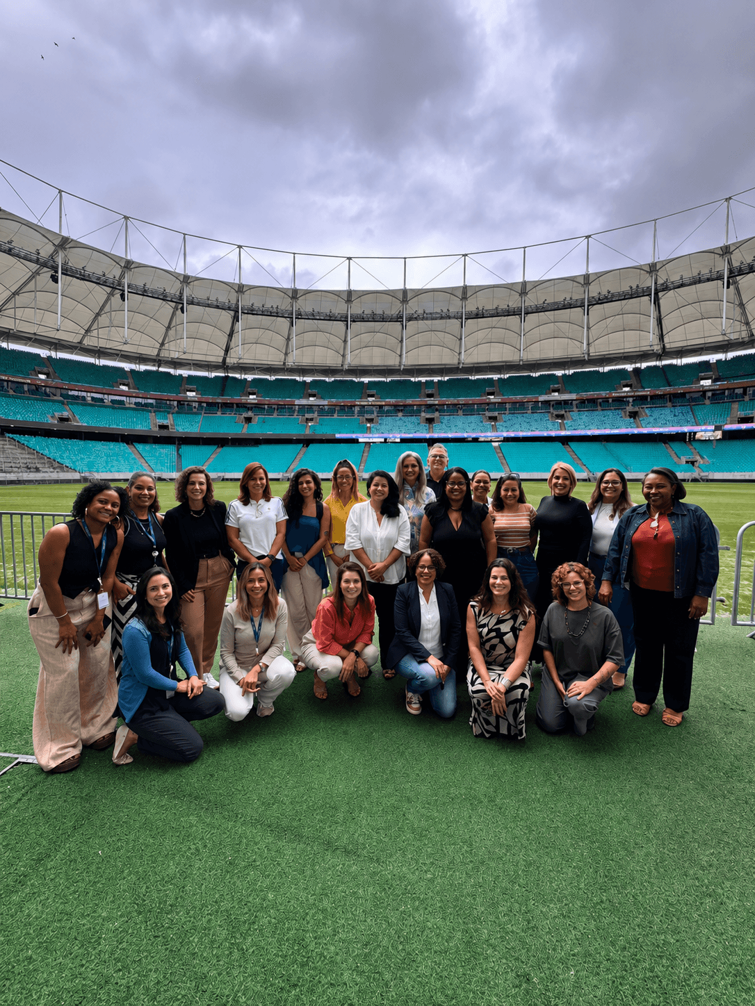 Reunião técnica na Arena Fonte Nova, em Salvador