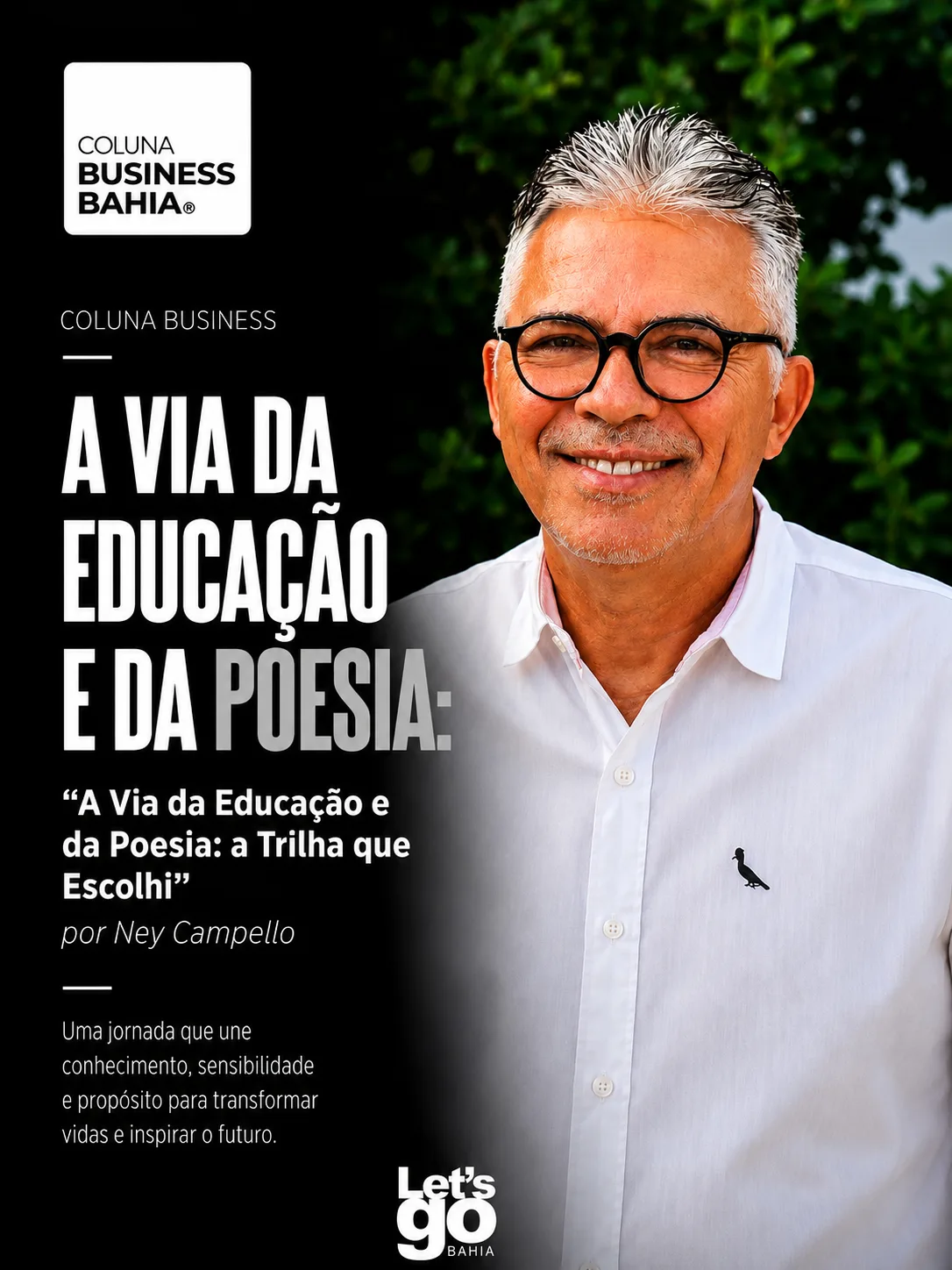 Capa do artigo A Via da Educação e da Poesia: a Trilha que Escolhi, por Ney Campello