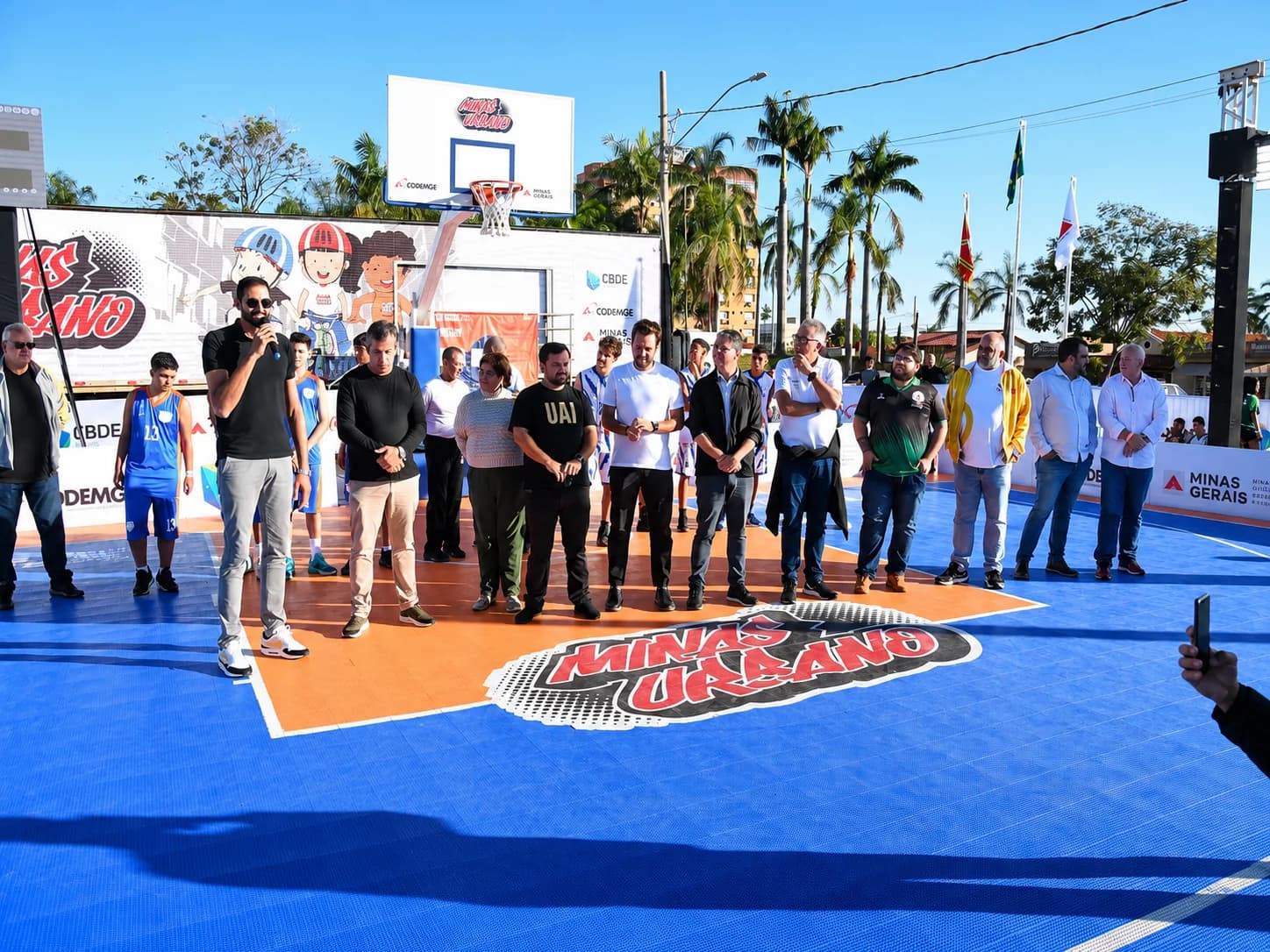 Abertura de uma etapa do Minas Urbano em arena esportiva