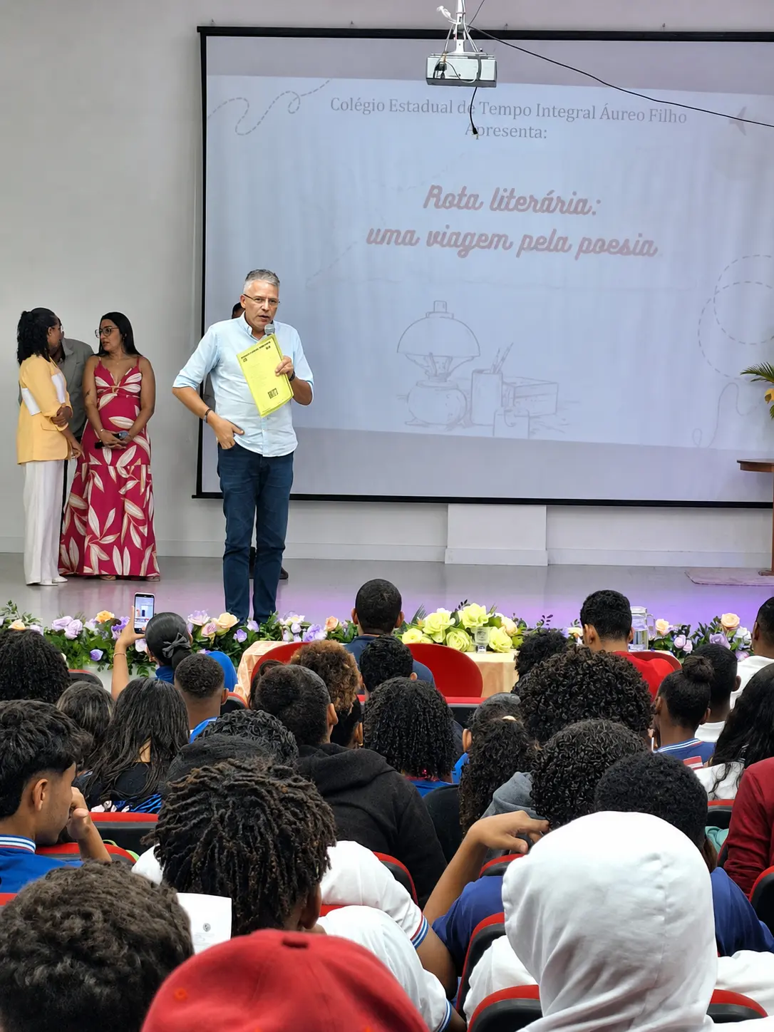 Apresentação da Rota Literária para estudantes